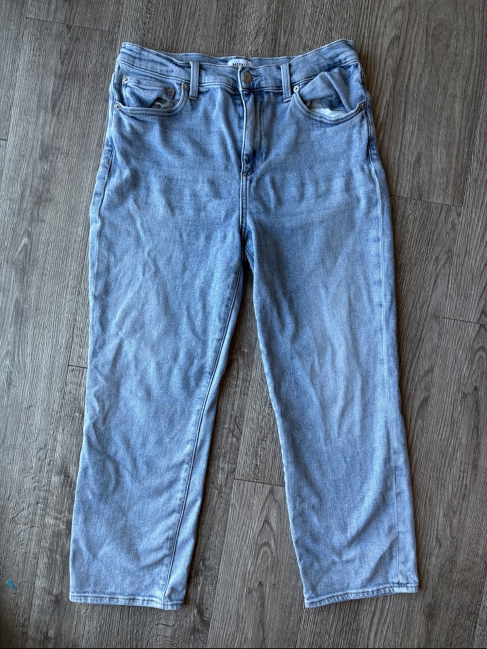 pistola Straight Leg Light Blue Jeans